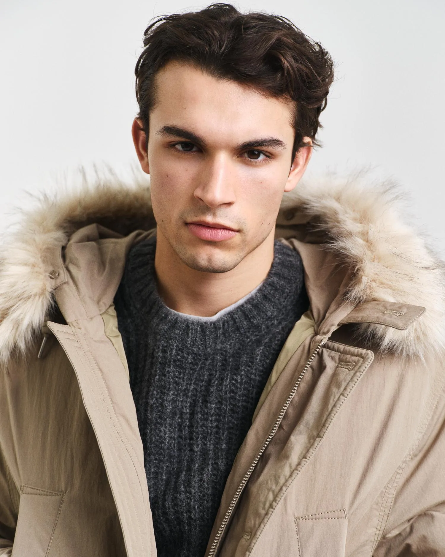 Gant Apparel Mens EXPEDITION DOWN PARKA 203/DRIED CLAY