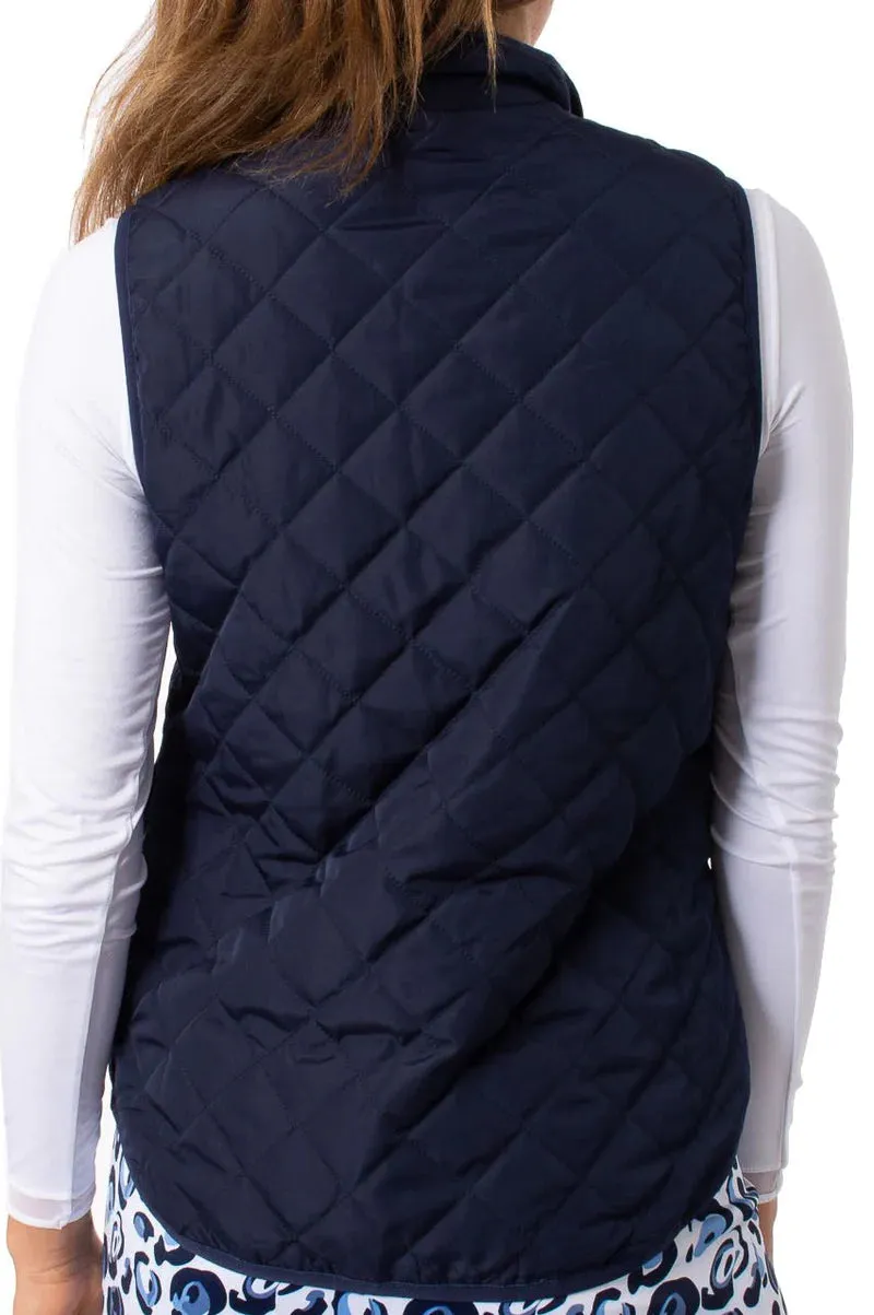 Golftini Reversable wind vest- Navy/White