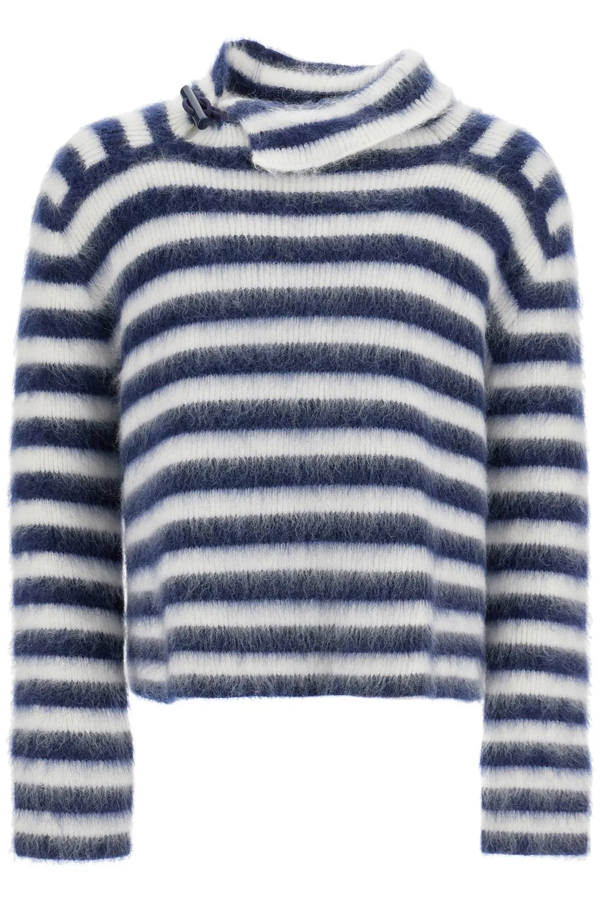 'marina's mohair sweater 246KN511 2317 MULTI-NAVY
