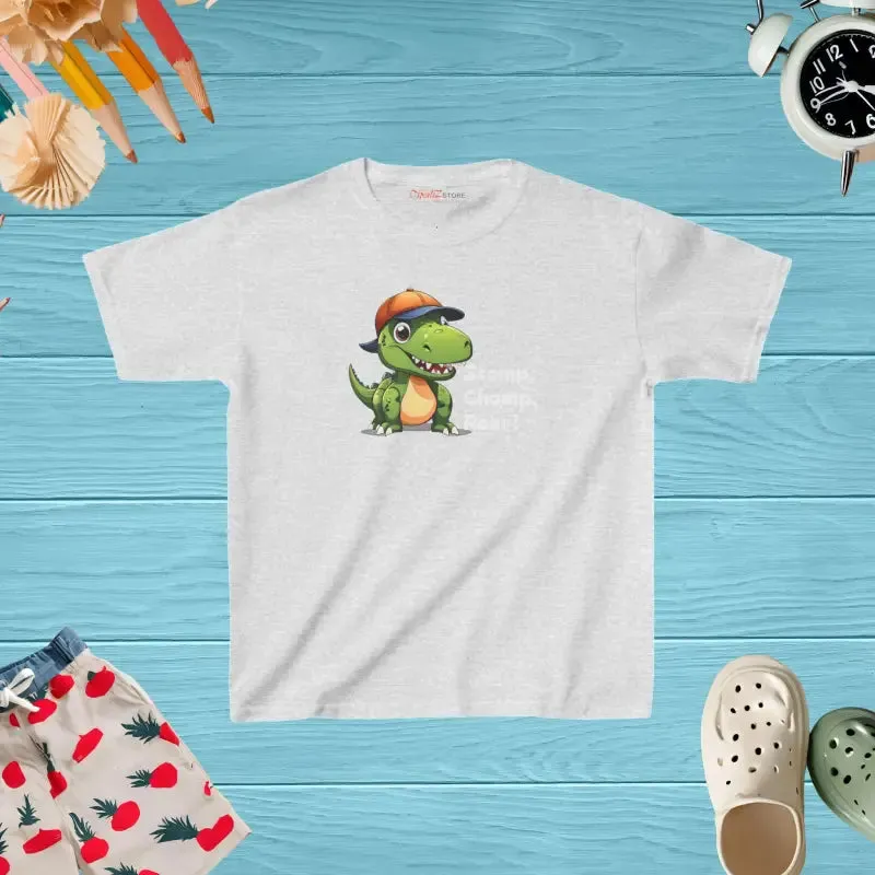 Roar in Dinosaur Heavy Cotton Tee for Kids